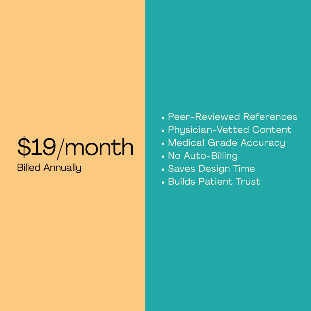 Annual Plan for Women's Health Social Media Templates (08 Templates a Month)