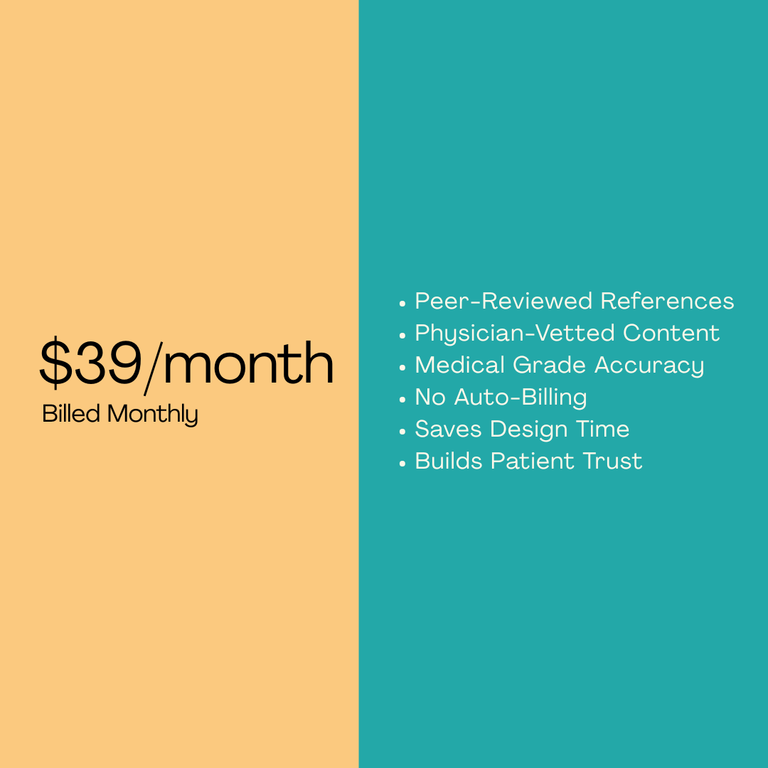 Monthly Plan for Women's Health Social Media Templates (08 Templates a Month)